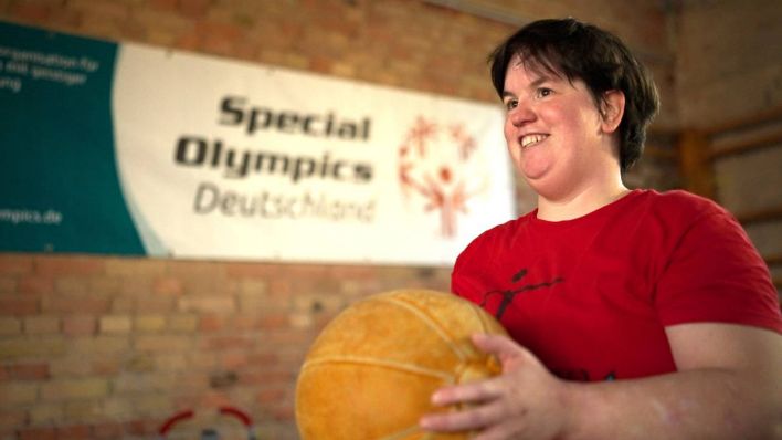 Juliana Rößler trainiert für die Special Olympics.