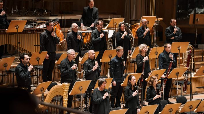 Deutsches Symphonie-Orchester Berlin beim Abschlusskonzert von Ultraschall Berlin 2023 (Bild: rbb/Deutschlandradio/Simon Detel)