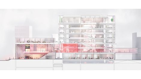 Architekturwettbewerb Digitales Medienhaus, blauraum Architekten/Vilhelm Lauritzen Architects