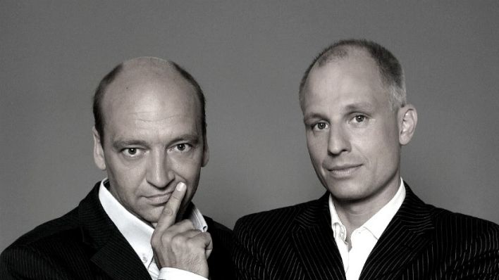 Robert Skuppin und Volker Wieprecht (Foto 2005) | rbb/Jenny Sieboldt